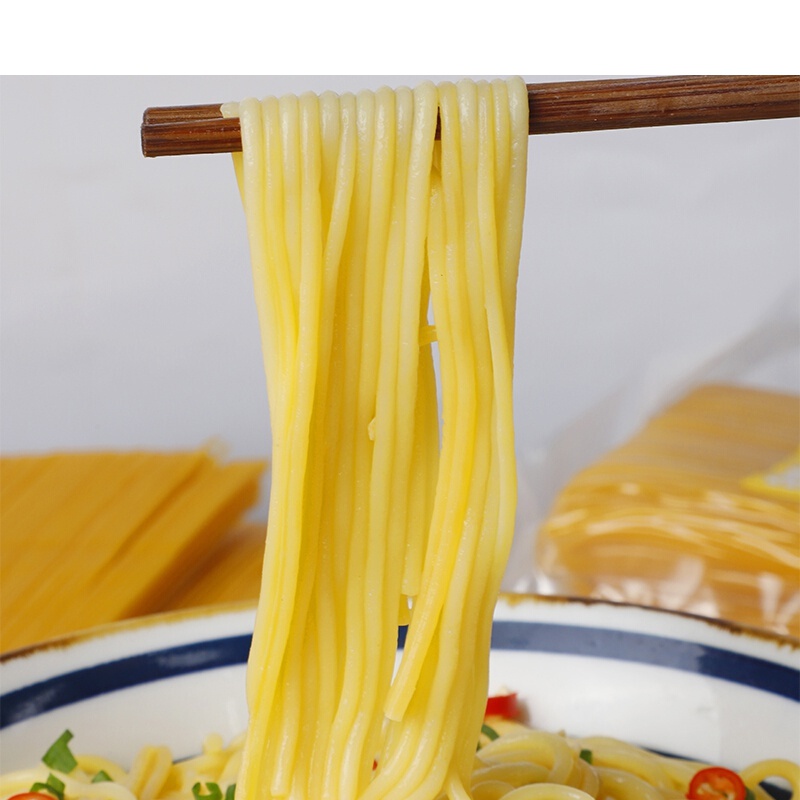 正宗东北碴条5斤装玉米面条鲜挂面粗粮细作速食叉插条面纯黄面条