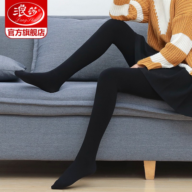 连裤袜3条 女120d天鹅绒丝袜防勾春夏中厚加档打底裤袜子 黑色-50d半