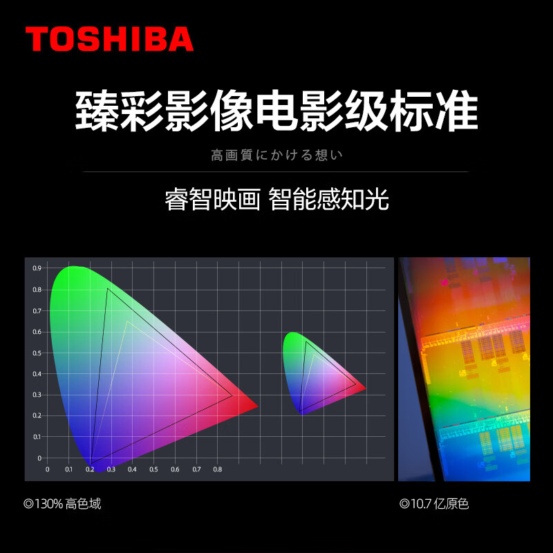 东芝（TOSHIBA）65C340F 65英寸 4K超高清 HDR 原画引擎 液晶电视 原音声场 AI远近场双声控 3GB+32GB 全面屏