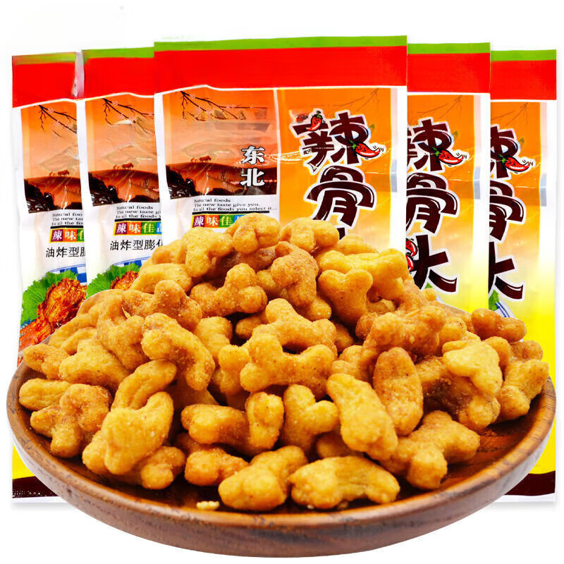 惠诚辣骨头东北老式怀旧零食儿时经典童年休闲食品小包 辣骨头20袋