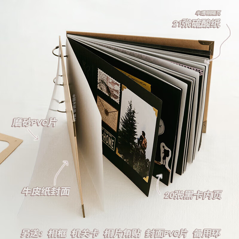 相册(黑卡内页) 10色金属笔 12