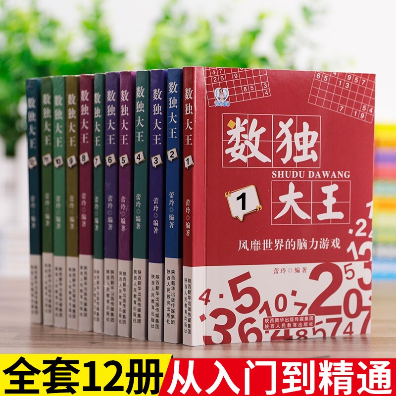 数独一年级二年级小学生轻松玩转数独游戏书籍入门高级训练题集题本 儿童书思维智力开发益智教程九宫格 定制—数独大王——陌陌童年