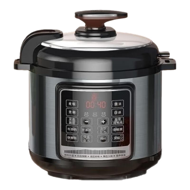 三角牌电压力锅高压锅304不锈钢0涂层内胆多功能电饭煲家用小型大容量2.5-6升 304不锈钢内胆（适合2-10人） 6L