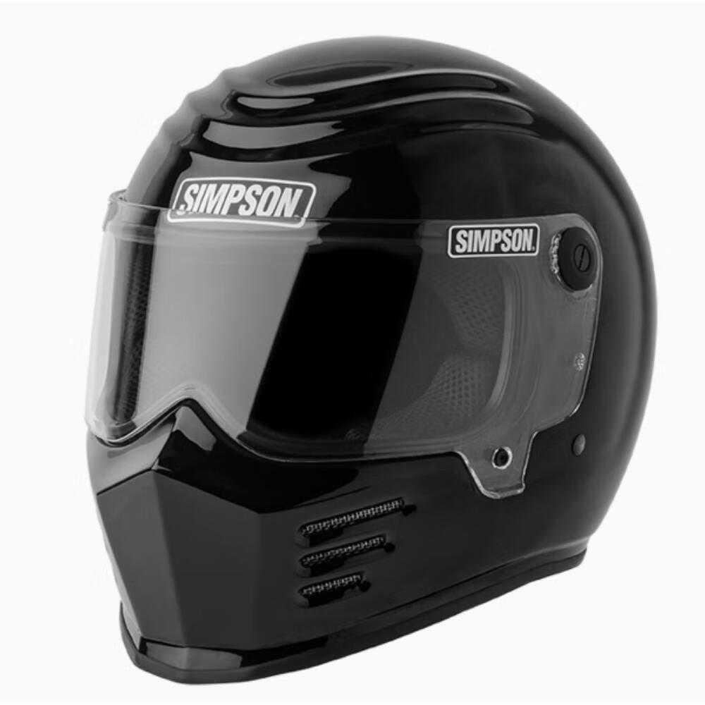 regy现货simpson辛普森不法之徒个性印第安骑士头盔全盔 亮黑 s