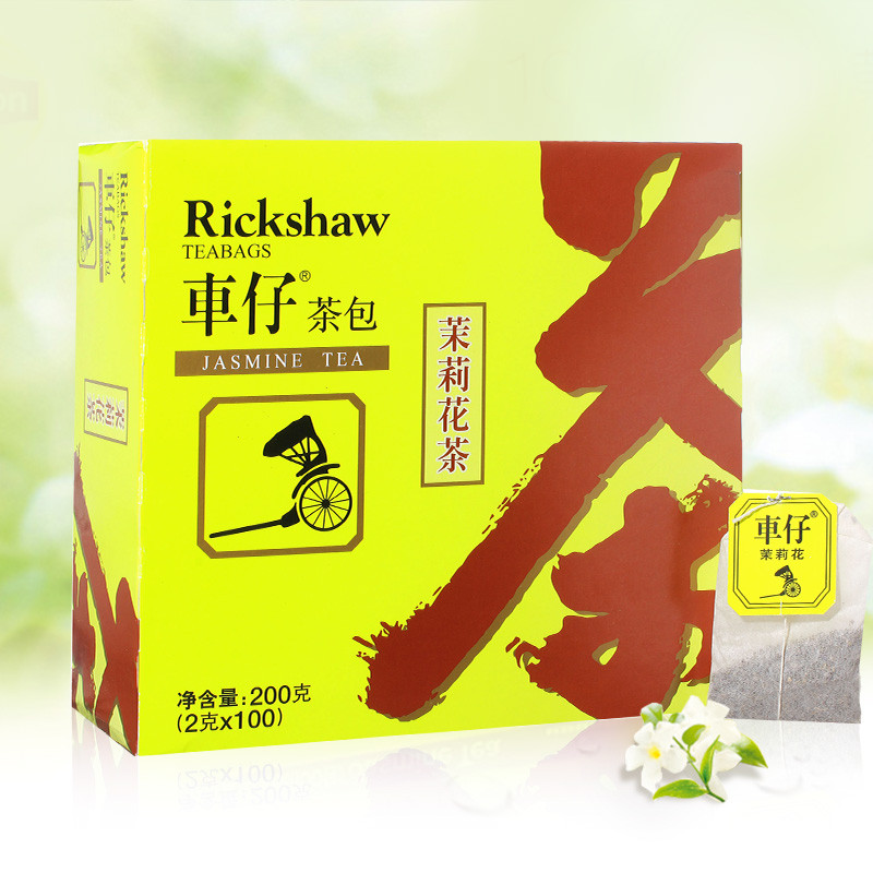 立顿(lipton)车仔 茉莉花 茶叶 袋泡茶茶包 办公室休闲下午茶 100包