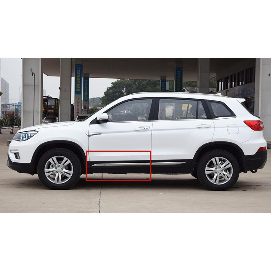 雅迎适用14-17款cs75车门外护板防撞擦条装饰板电镀亮条胶条左右护板