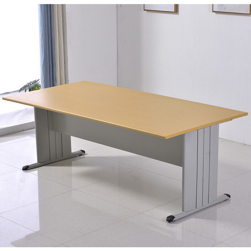 逸兴瑞学校图书馆阅览室桌椅组合书店书屋会议室培训桌钢木办公开会