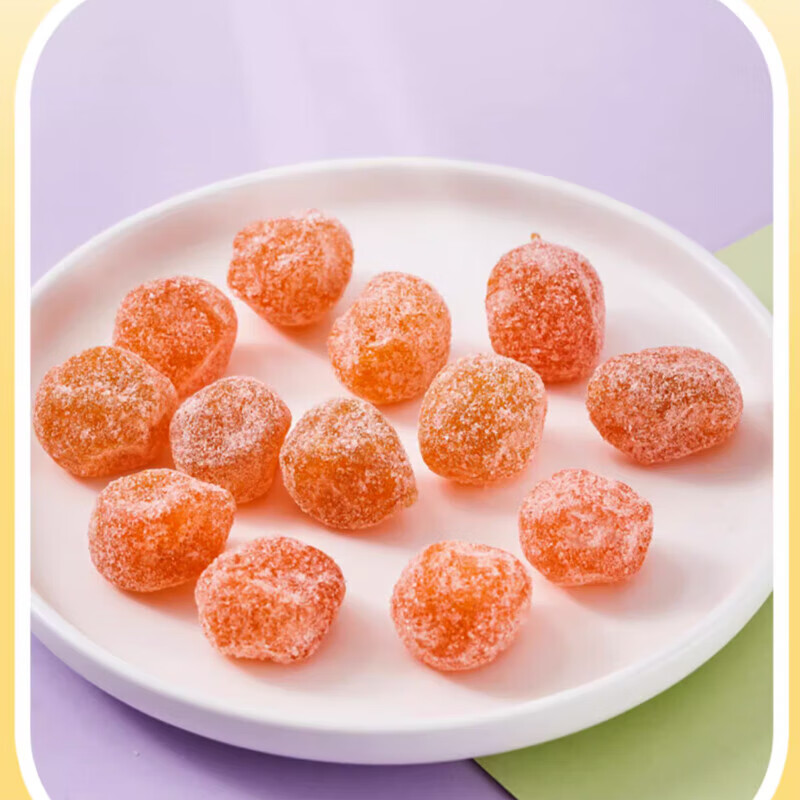 林安冰糖金桔干600g罐装 即食泡水金橘蜜饯果干果脯儿童休闲零食小吃 冰糖金桔干 600g
