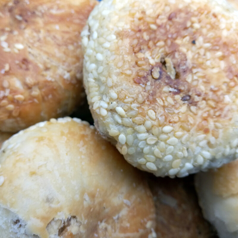 维霆酥饼湖北天门特产手工芝麻饼传统黄潭饼子喜饼 1份装a