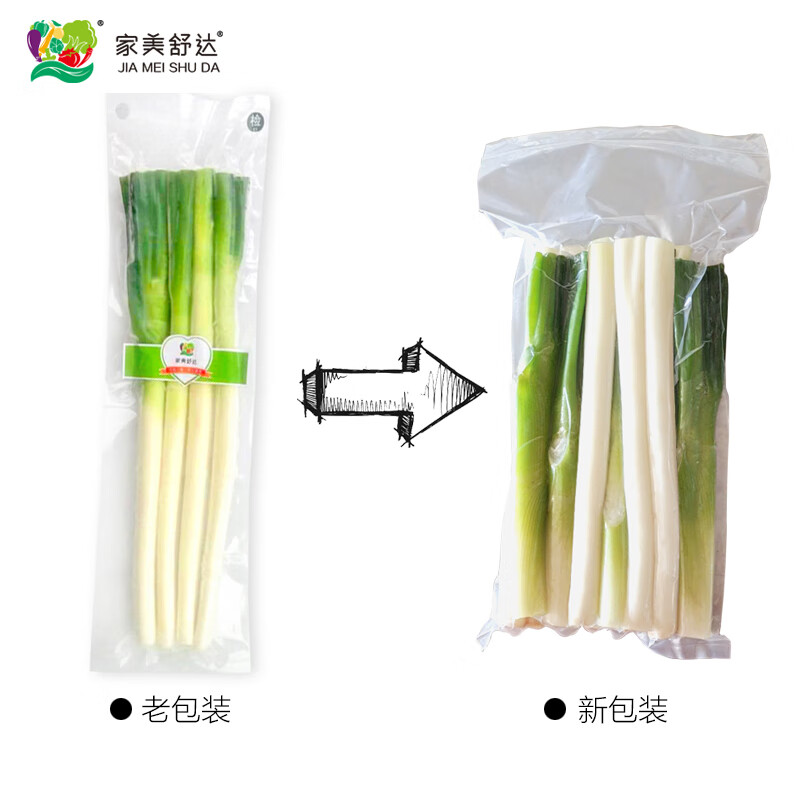 家美舒达 山东 大葱 约700g 铁杆葱 净葱  新鲜蔬菜