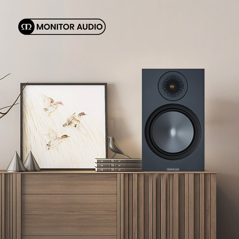 猛牌(Monitor Audio) 【旗舰套装】铜100 书架音箱 家用进口HIFI无源发烧级音响 桌面音响2.0HIFI套装 胡桃木色