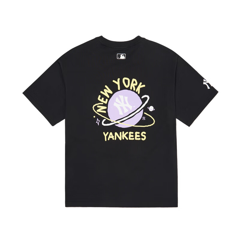 mlb男女情侣t恤like星球短袖运动短袖休闲宽松夏季tsl40 纽约洋基队