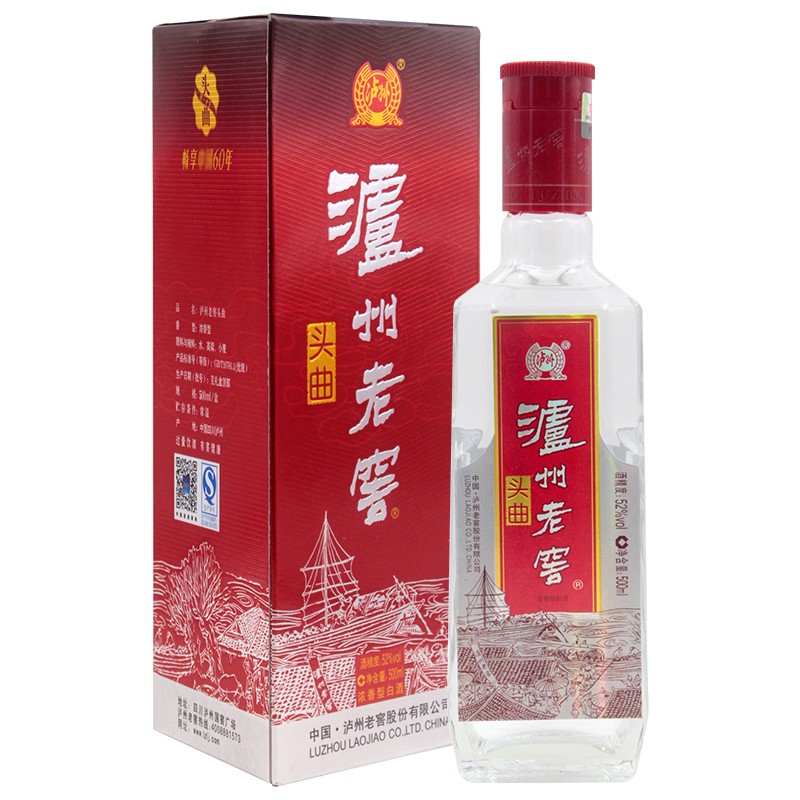 泸州老窖52°泸州老窖头曲酒 浓香型白酒 52度 500ml 1瓶 (2015年)