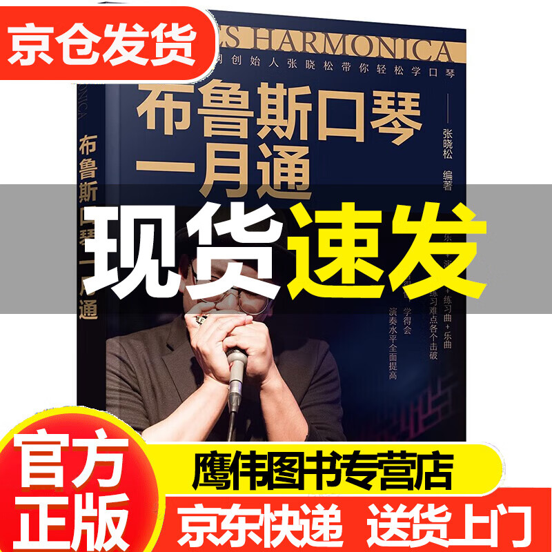 布鲁斯口琴一月通 布鲁斯口琴教材 布鲁斯