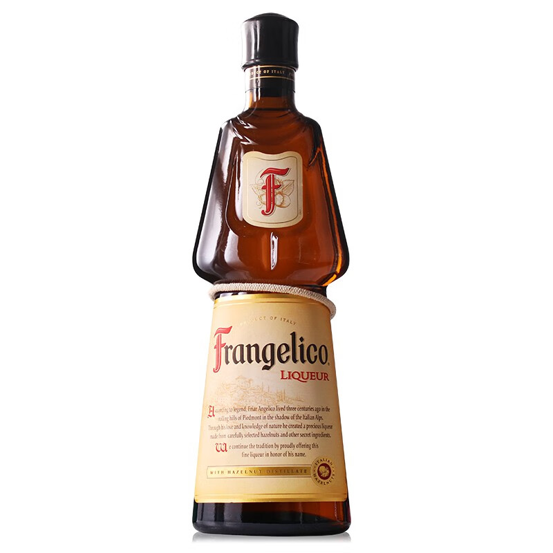 意大利榛子力娇酒 低度酒利口酒frangelico 700ml 榛实意大利榛子利口