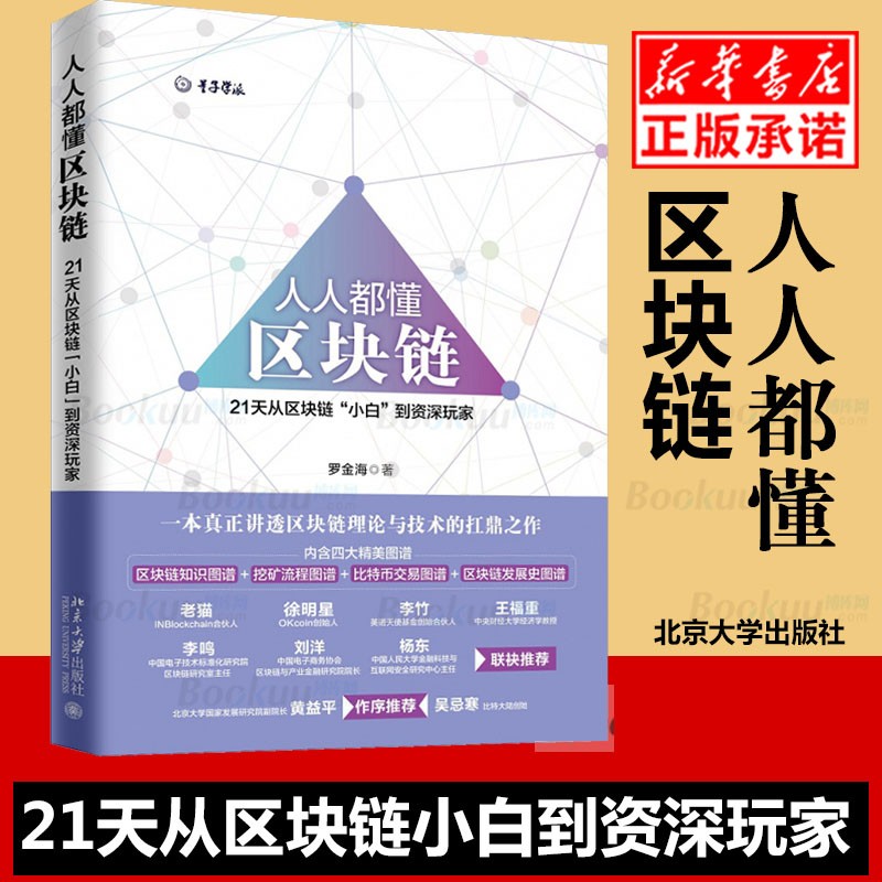 现货人人都懂区块链 罗金海著 量子学派区块链 小岛经济学 区块链的相关知识 区块链+ 区