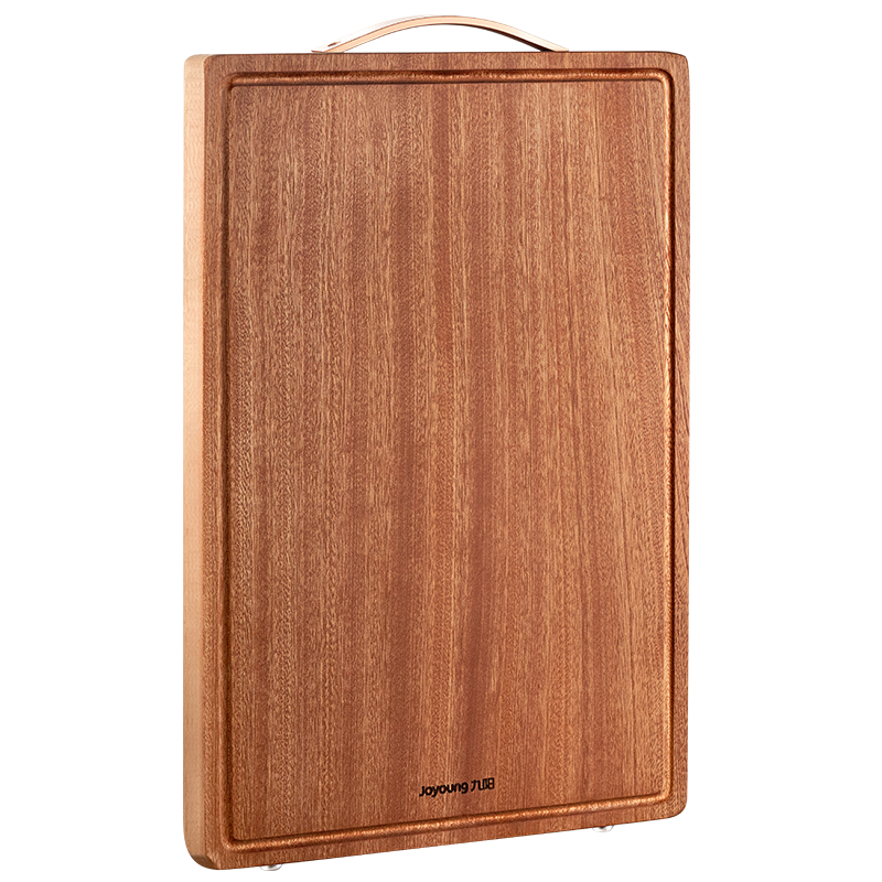 九阳（Joyoung） 乌檀木菜板提手砧板家用案板切菜板剁骨实木揉面板菜墩 加厚大号带把手45*30*3cm-TB534