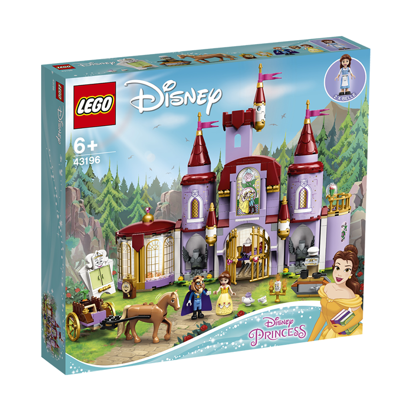 乐高(LEGO)积木 迪士尼公主系列 43196 美女和野兽的城堡 6岁+ 儿童玩具 女孩六一儿童节礼物 499元