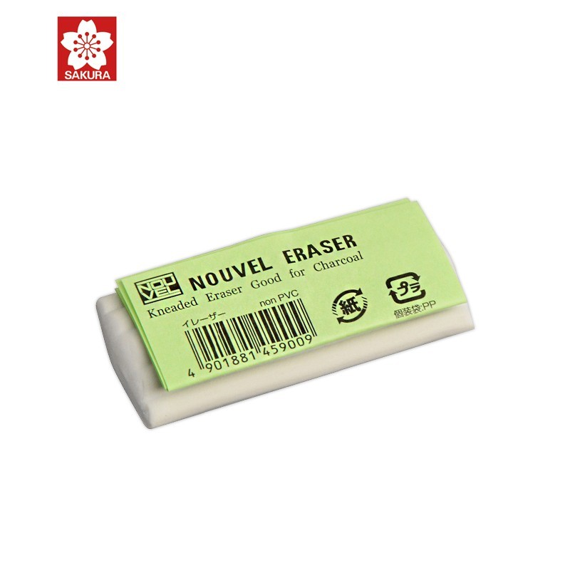 日本樱花sakura素描橡皮擦学生考试美术绘图 ner-100单块 可塑橡皮