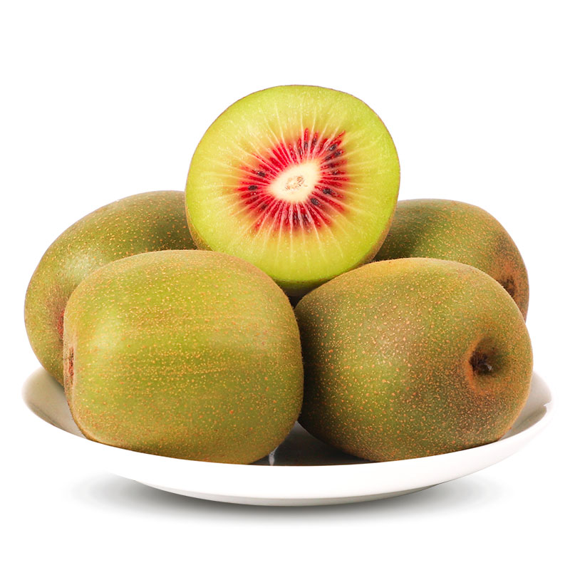 鲸咚亿农四川红心猕猴桃奇异果新鲜水果孕妇水果礼盒 24枚大果【90-110克】