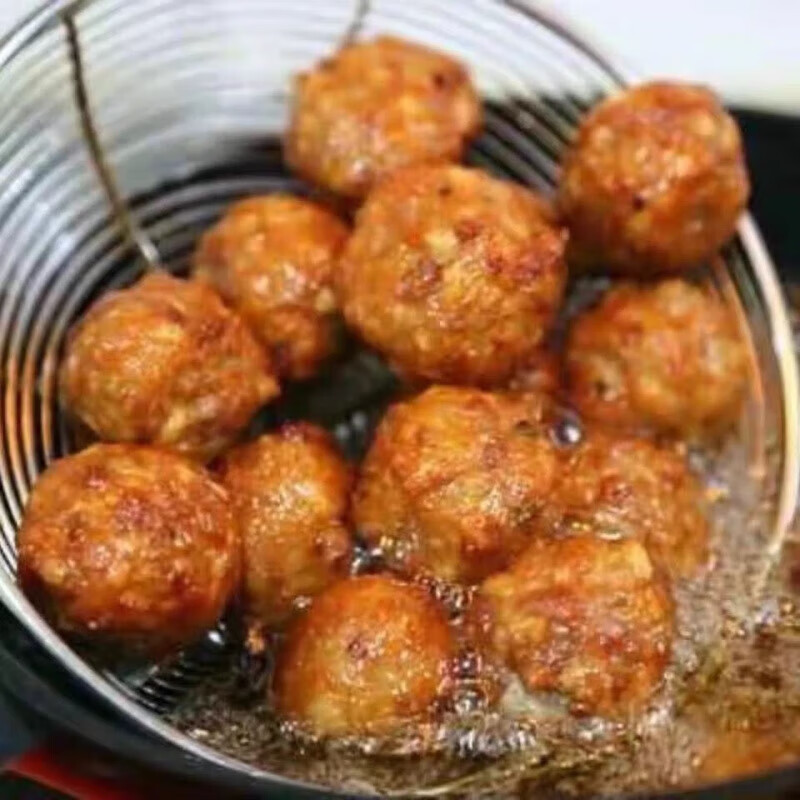 虎钢馋湖北特产莲藕丸子油炸藕丸子地方特产(散装)非预包装 500g