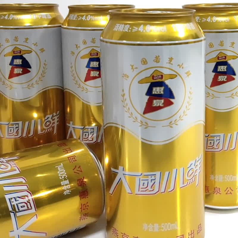惠泉啤酒  500mL10°P惠泉大国小鲜啤酒易 （12听）  500mL 12罐