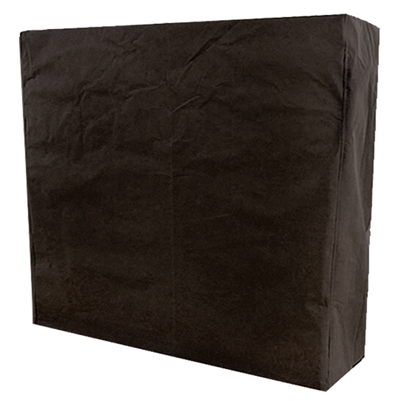 高么蕉折叠床罩子单人双人午休床折叠床防尘罩 收纳罩 防尘袋 储藏床罩 棕小号【85x106x30cm】