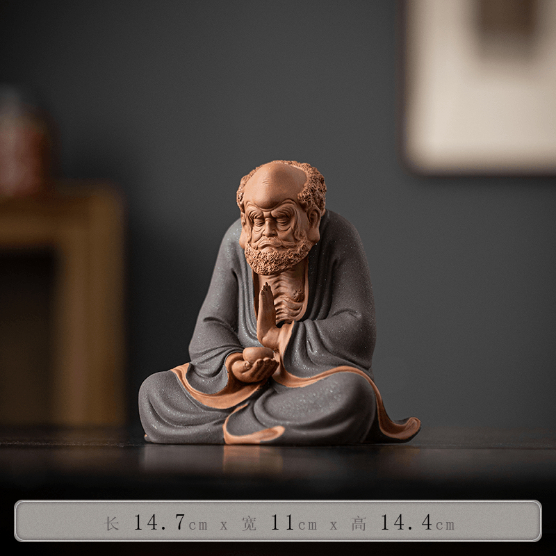 坐禅达摩《 黑色 》摆件/zjh