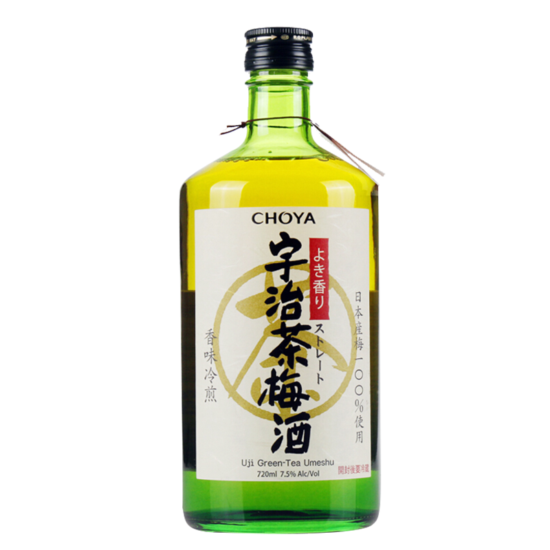 俏雅（CHOYA）日本果酒 蝶矢宇治茶梅酒 7.5度 720ml