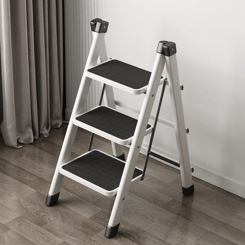 自然元素小梯子家用人字梯简易登高梯室内合梯楼阁踏步梯多功能折叠梯
