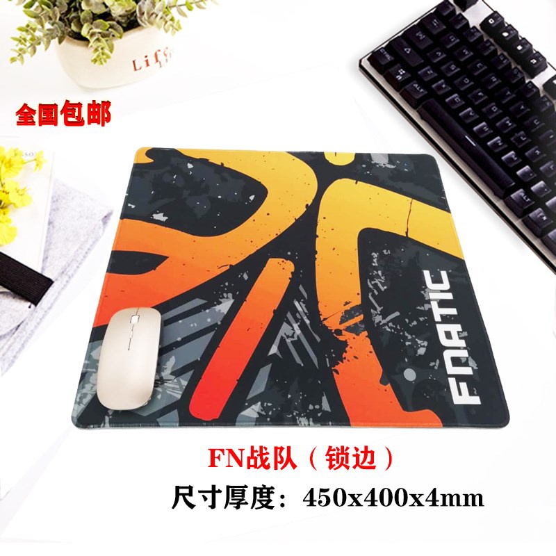 赛睿鼠标垫战队版 赛睿细面鼠标垫专用灰狗ag电竞csgo咆哮大锁边游戏