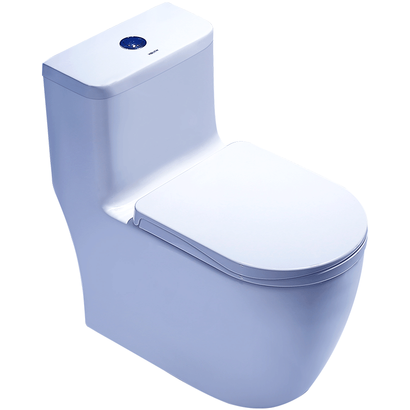 卫浴马桶坐便器陶瓷家用抽水普通人体工程学座便器卫生间 【脲醛盖板