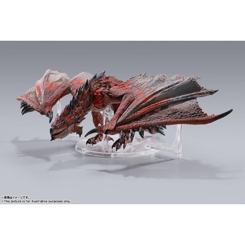 bandai万代 shm 怪物猎人 超可动怪兽恐龙模型玩具 雄火龙