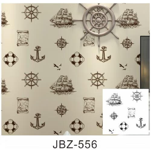 丝网印花模具液体墙纸硅藻泥艺术漆卡通儿童房图案diy墙面订制 jbz