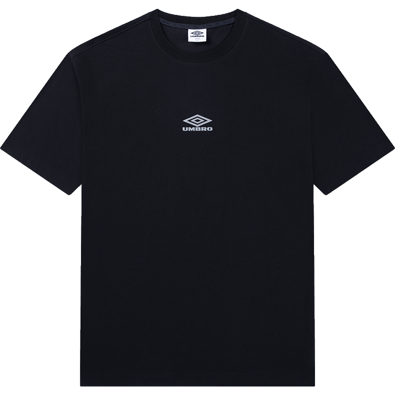 茵寶（Umbro）都市運(yùn)動(dòng)系列運(yùn)動(dòng)短袖戶外健身服休閑情侶夏裝T恤衫上衣 凝眸黑 S