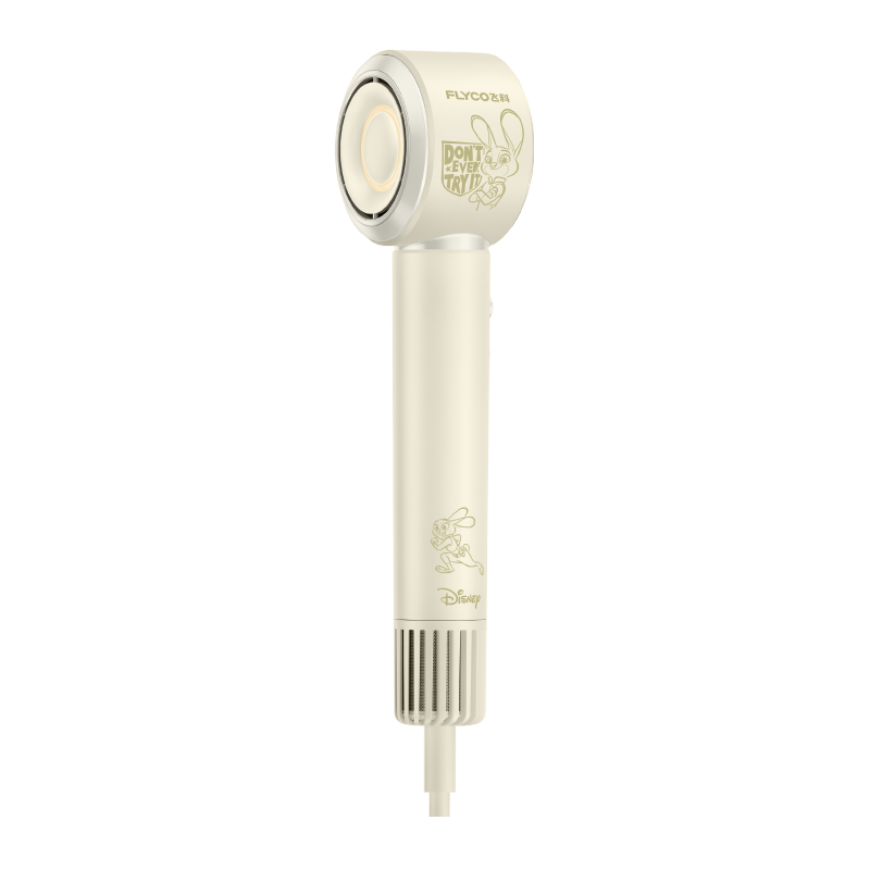 飛科（FLYCO）高速電吹風機送女生禮物低噪速干負離子護發家用宿舍用吹風筒FH6372朱迪兔聯名