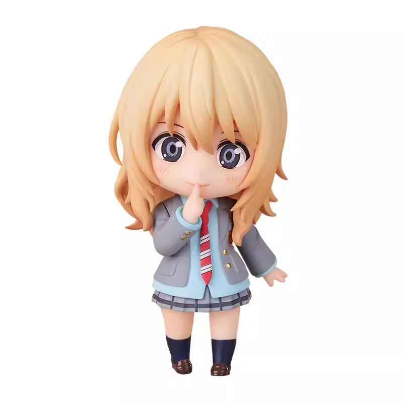 创京懿选四月是你的谎言 动漫周边q版可动宫园薰2113粘土人多配件替换