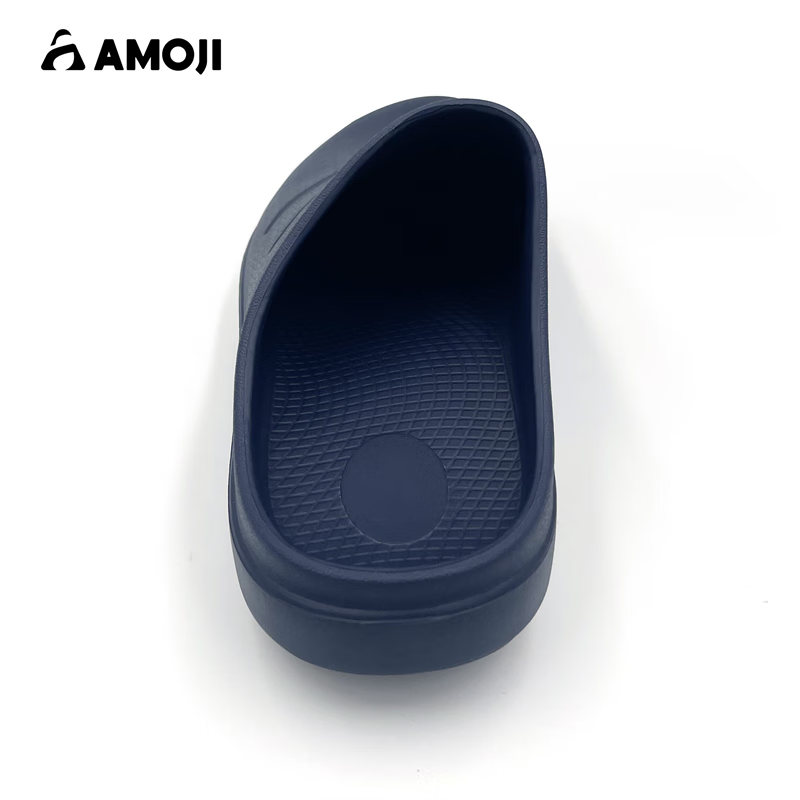AMOJI2026新款高端复健拖鞋超软超弹足弓拖鞋防滑包头凉鞋足弓支撑拖鞋 深蓝色 Navy 44 (280mm)