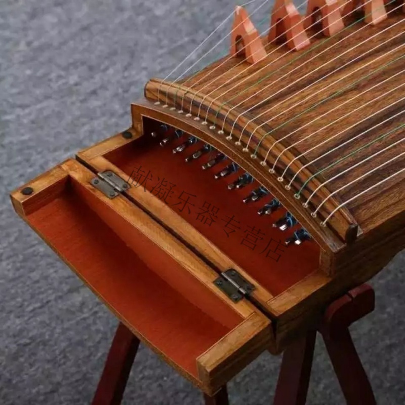 陈师傅125素面桐木小古筝琴表演奏便携21弦成人儿童初学考级练习 125