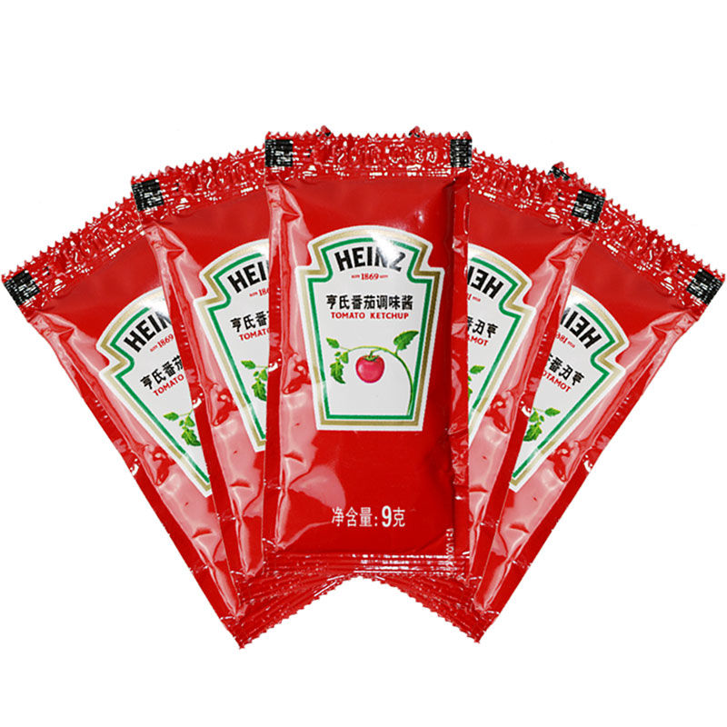 【划算】亨氏番茄酱小包肯德基番茄沙司9g100袋10袋多规格 50包