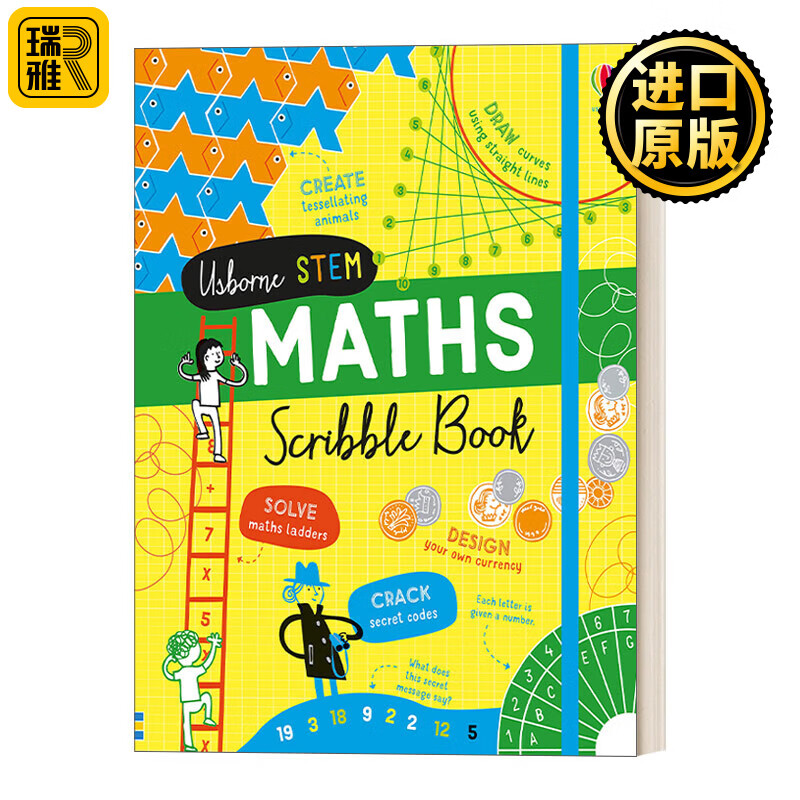 maths scribble book 数学互动书 精装 英文版 进口原版英语书籍 英文