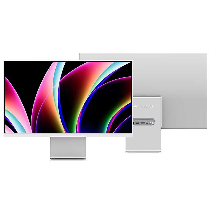 限地区、plus:RICHVISION未来视野  23.8英寸2K显示器IPS 100HZ 硬件低蓝光 Type-C 办公设计高清液晶电脑屏幕RV100miniQ