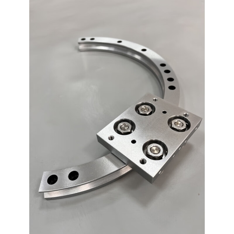 oimg国产环形圆弧导轨循环输送线t型v型滚轮滑动导轨滑块高精度轴承钢