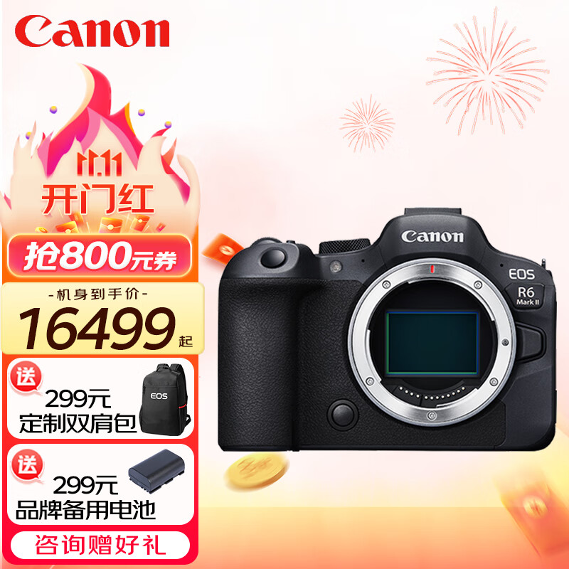 佳能（Canon） EOS R6 Mark II r6二代全画幅高端微单照相机视频直播高清相机 R6二代 拆机身（不含镜头）使用感如何?