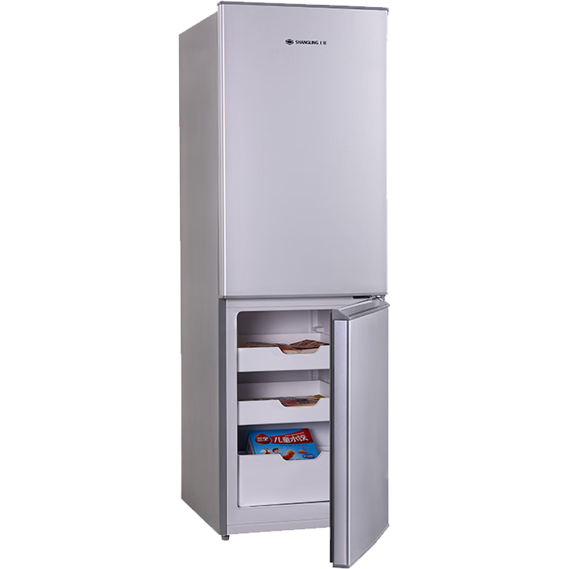 上菱183升双开门冰箱特价处理小型出租房用出租屋家用两门二门小户型双门电冰箱以旧换新BCD-183D