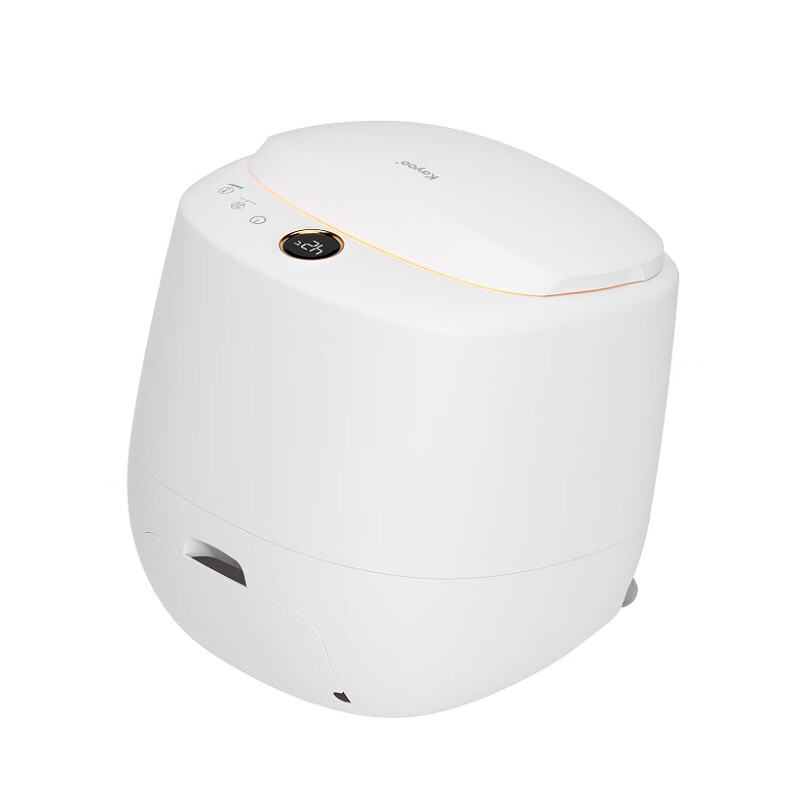 KAYOO【新品首创】日本開友足浴盆泡脚桶全自动按摩洗脚盆加热电动按摩足浴桶送长辈爸爸妈妈生日礼物 白色