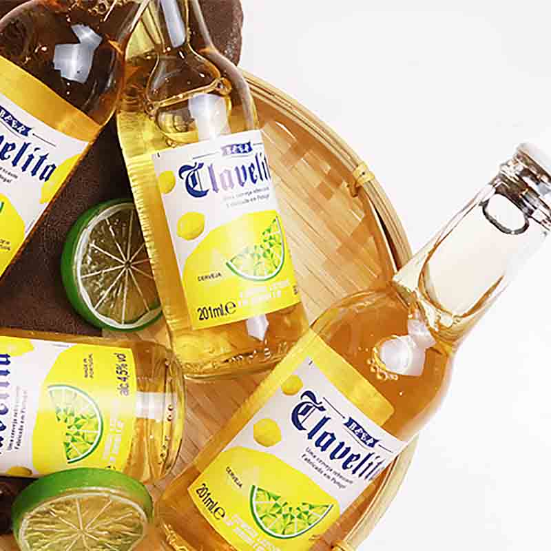 进口科腾(clavelita)啤酒201ml*24瓶装西班牙拉格黄啤酒整箱 科滕(201