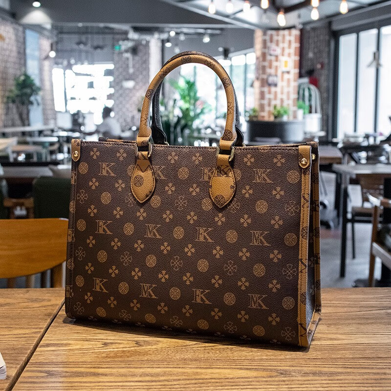 酷奇袋鼠酷奇女包高级感大包包女单肩包斜跨包大容量托特包送女友生日礼物 咖啡色