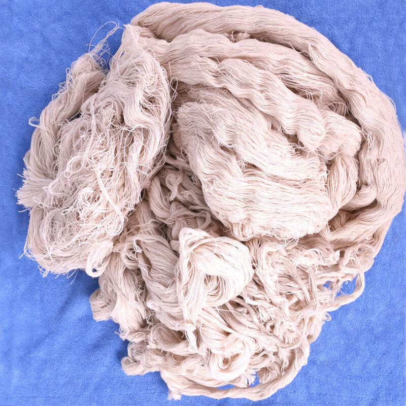 工业白色棉丝棉纱擦机纱花回丝废纱丝棉吸水吸油不掉毛 50斤