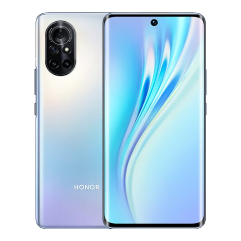 荣耀 V40轻奢版 / V40 网通5G 双模快充手机支持红外NFC智能手机 V40轻奢版-钛空银 8GB+128GB